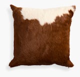 CowHide Pillow - brown,   multi
