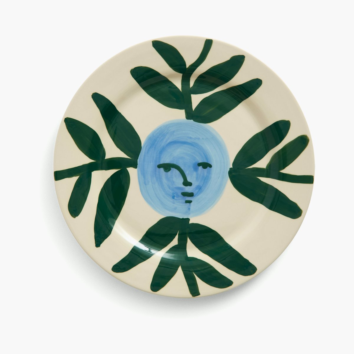 Moon Face Vine Dinner Plate