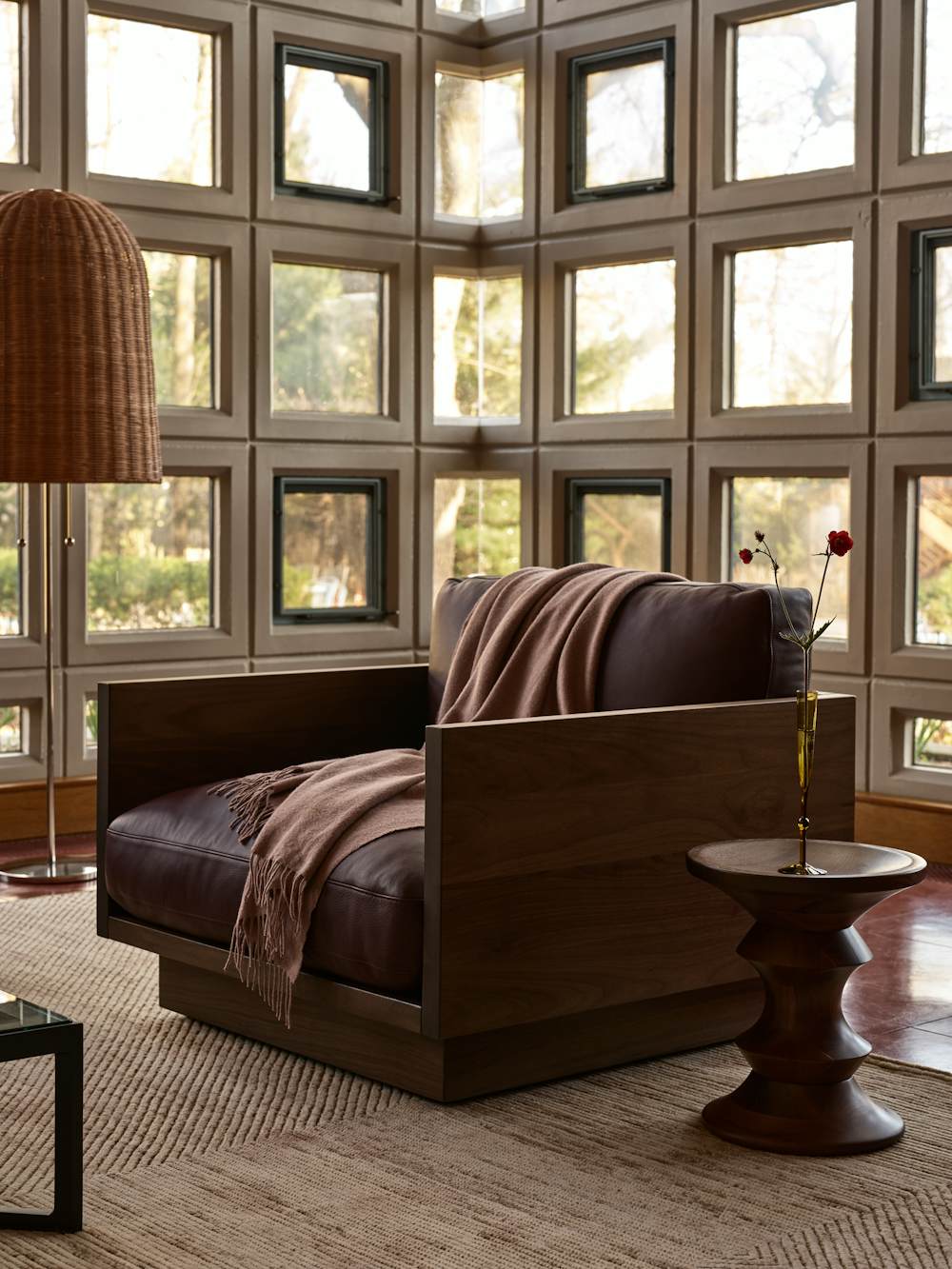 Pawson Drift Lounge Chair in Mantra leather