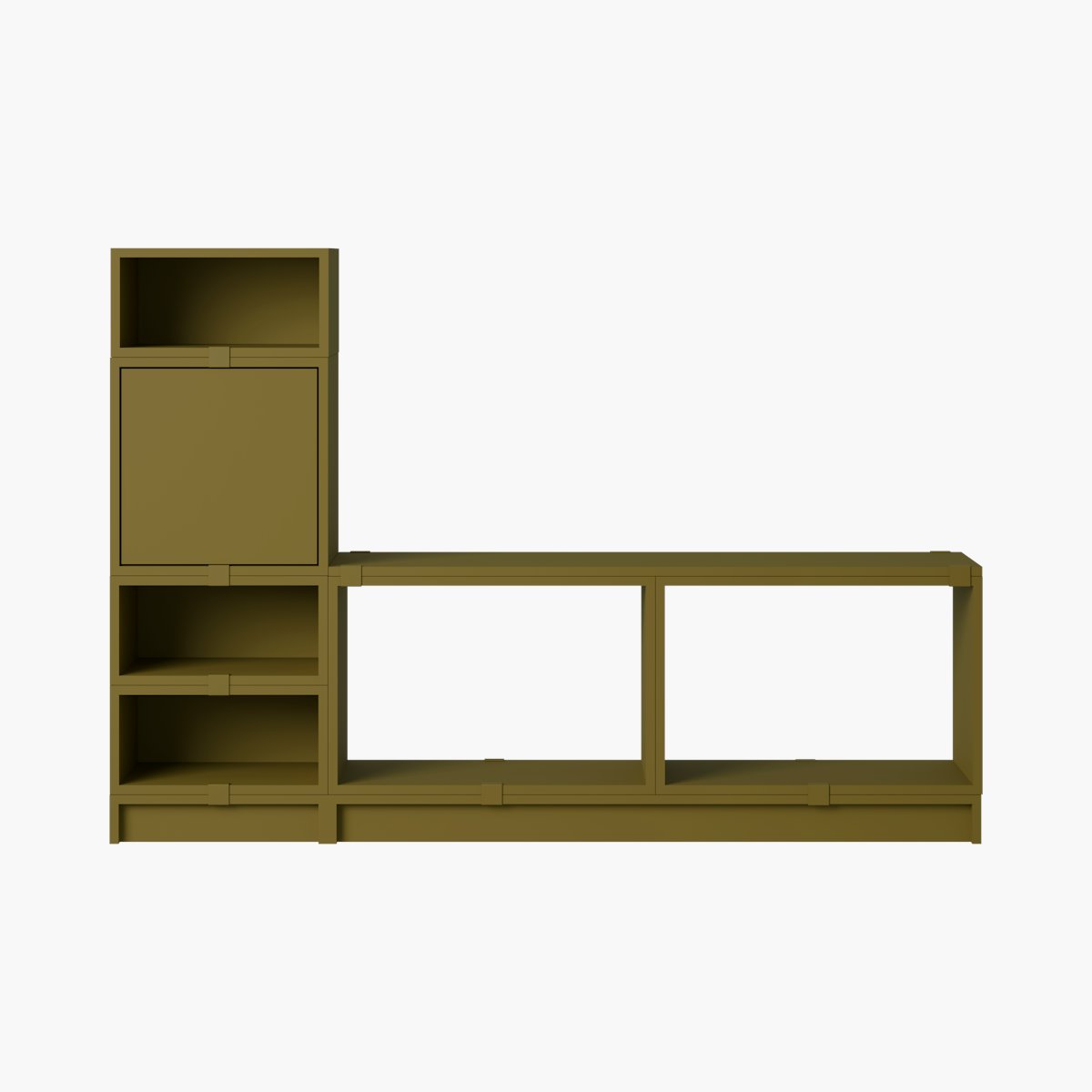 Stacked Hallway Storage